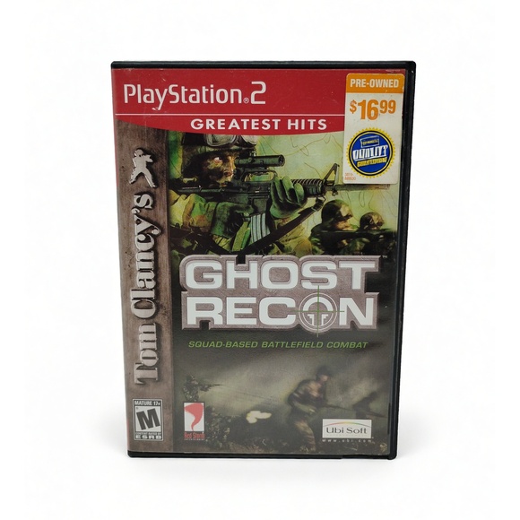 Ubisoft Other - Tom Clancy Ghost Recon PS2 Video Game Ubisoft Tactical Shooter NTSC Military Sim